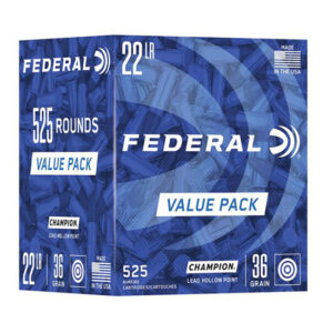 Federal Champion .22 LR 36gr Lead Hollow Point Ammo