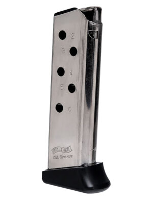 Walther Arms PPK 6rd Magazine .380 ACP with Finger Rest