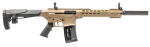 GFA GF25-MLOK Semi Auto Shotgun - 12/18.5 5RD FDE