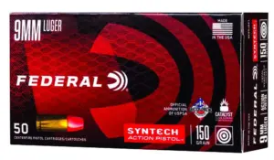 Federal 9mm Luger 150gr Syntech Action Pistol Ammo