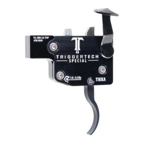 TriggerTech Special Tikka Rifle Trigger - 1-3.5 lbs Curved LH Black