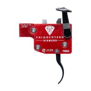 TriggerTech Tikka Diamond Trigger - 4-32 oz Curved LH Black