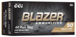 CCI Blazer Brass .44 Magnum 240GR FMJ Handgun Ammo - 50 Rounds