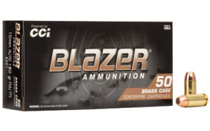Blazer Brass 10mm 180GR FMJ Handgun Ammunition
