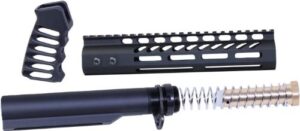 Guntec AR15 9" Pistol Brace Build Kit & Buffer Tube