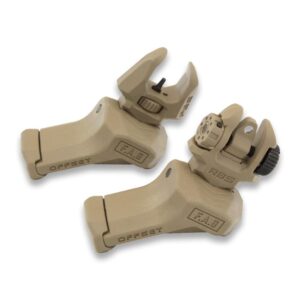 FAB Defense FRBS Offset Rifle Sights Kit - Tan