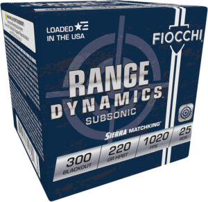 Fiocchi .300 Blackout 220gr Sierra MatchKing BTHP Ammo