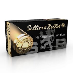 Sellier & Bellot 10mm Auto Handgun Ammunition 180 gr FMJ