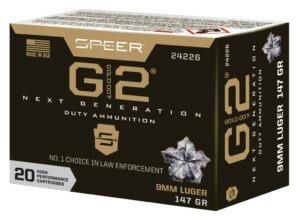 Speer Gold Dot G2 9mm 147gr Hollow Point Ammunition
