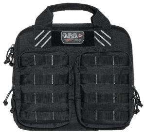 GPS Bags Tactical Double +2 Gun Case - Holds 4 Handguns