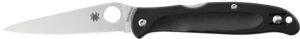 Spyderco Charisma Black Lightweight Folding Knife