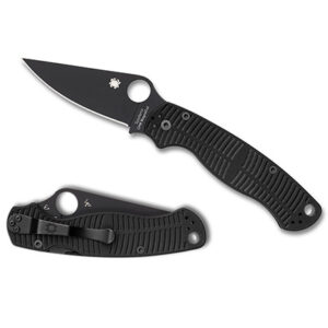 Spyderco Para Military 2 Salt Folding Knife - Black G10