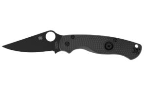 Spyderco Para Military 2 Lightweight Folding Knife - Black