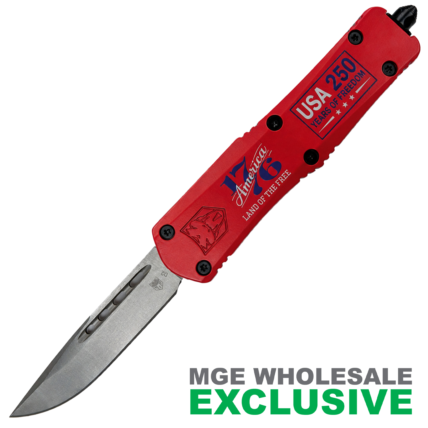 COBRATEC AMERICA 250 Red Automatic Knife