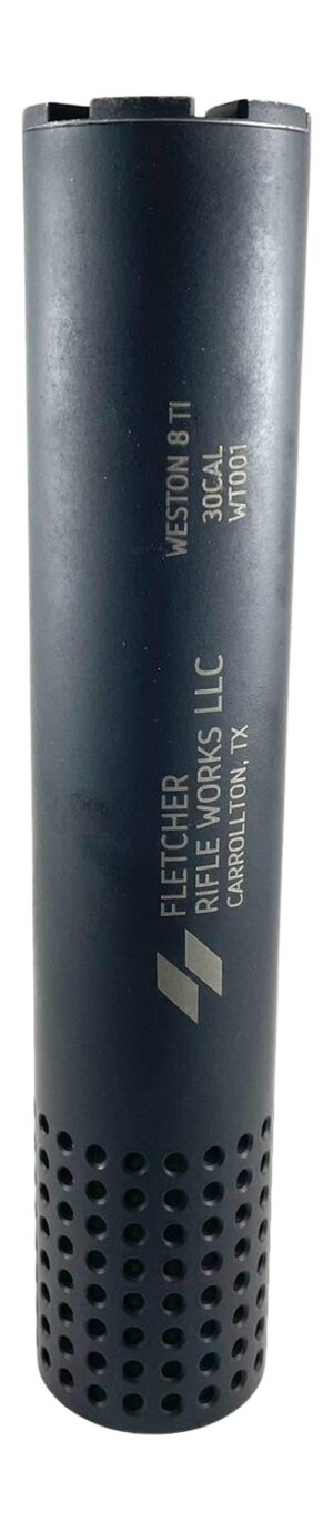 Fletcher Rifle Works WESTON8BLK 30 Cal Silencer