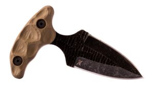 Stroup SD1 Fixed Blade Knife - ODG/Acid Etched 2.5"