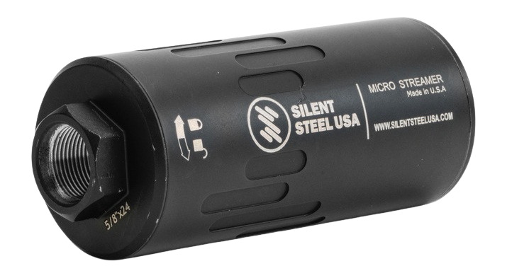 Raider Defense Micro Streamer 5.56 Suppressor - Armor Black