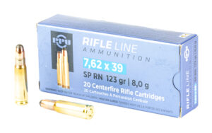 PPU 7.62x39mm Soft Point Ammo - 123 Grain, 20 Rounds