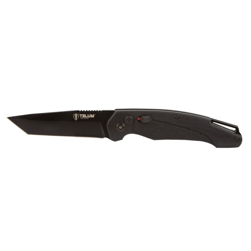 Telum Titan Tactical Automatic Folding Knife - 4" Tanto Blade