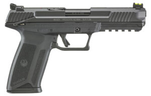 Ruger 16401 Ruger-5.7  5.7x28mm 4.94" Barrel 20+1, Black Polymer Frame With Picatinny Acc. Rail, Drilled & Tapped Lightening Cut Steel Slide, Ambidextrous Safety, Optics Ready