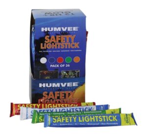 HUMVEE Lightstick 6in - 36 Pack for Outdoor Safety