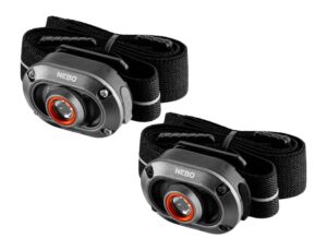 NEBO MYCRO 250 Lumen Rechargeable Headlamp 2-Pack