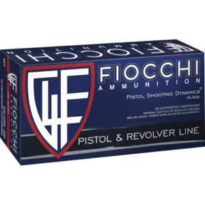 Fiocchi Defense Dynamics .45 ACP 230 gr. JHP Ammo - 50 rd
