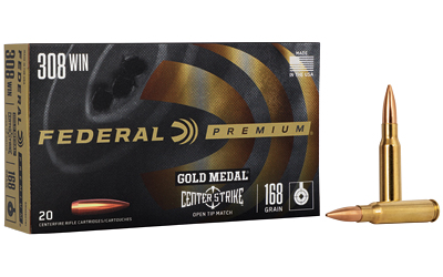 Federal Premium Gold Medal .308 Win 168gr OTM Ammunition