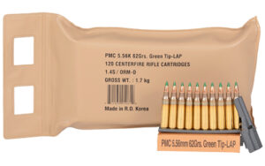 PMC XTAC 5.56 NATO 62GR Green Tip Rifle Ammunition