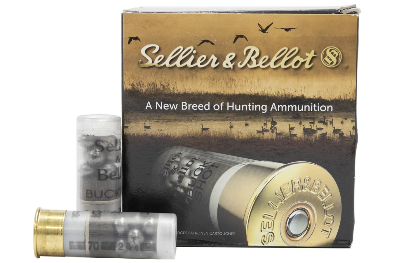 Sellier & Bellot 12GA 2 3/4" 00 Buck 9 Pellet Shotshells