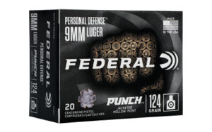 Federal Premium Punch 9mm 124gr JHP Ammunition