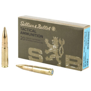 Sellier & Bellot 300 Blackout Subsonic Ammo 200 gr FMJ - 20 rd