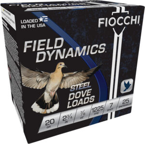 Fiocchi 20DLS7 Field Dynamics Dove & Quail 20 Gauge Shotgun Shells