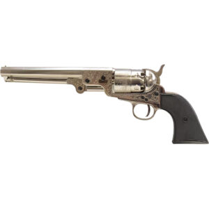 Pietta 1851 Navy Blackpowder Revolver .44 Cal 7.5in Nickel