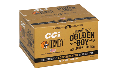 CCI Henry GB Edition .22 LR 36gr Copper Hollow Point - Image 2