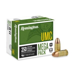 Remington UMC 9mm Luger Handgun Ammunition - 115 gr FMJ