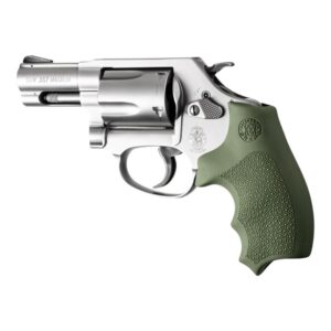 Hogue Overmolded Rubber Bantam Grip for S&W J-Frame Revolvers