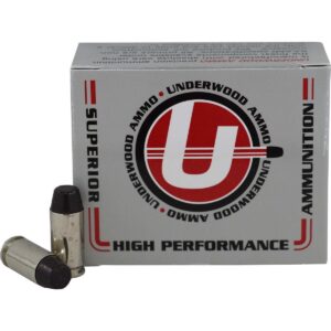 Underwood Ammo Hard Cast Flat Nose .40 S&W 200gr Ammo