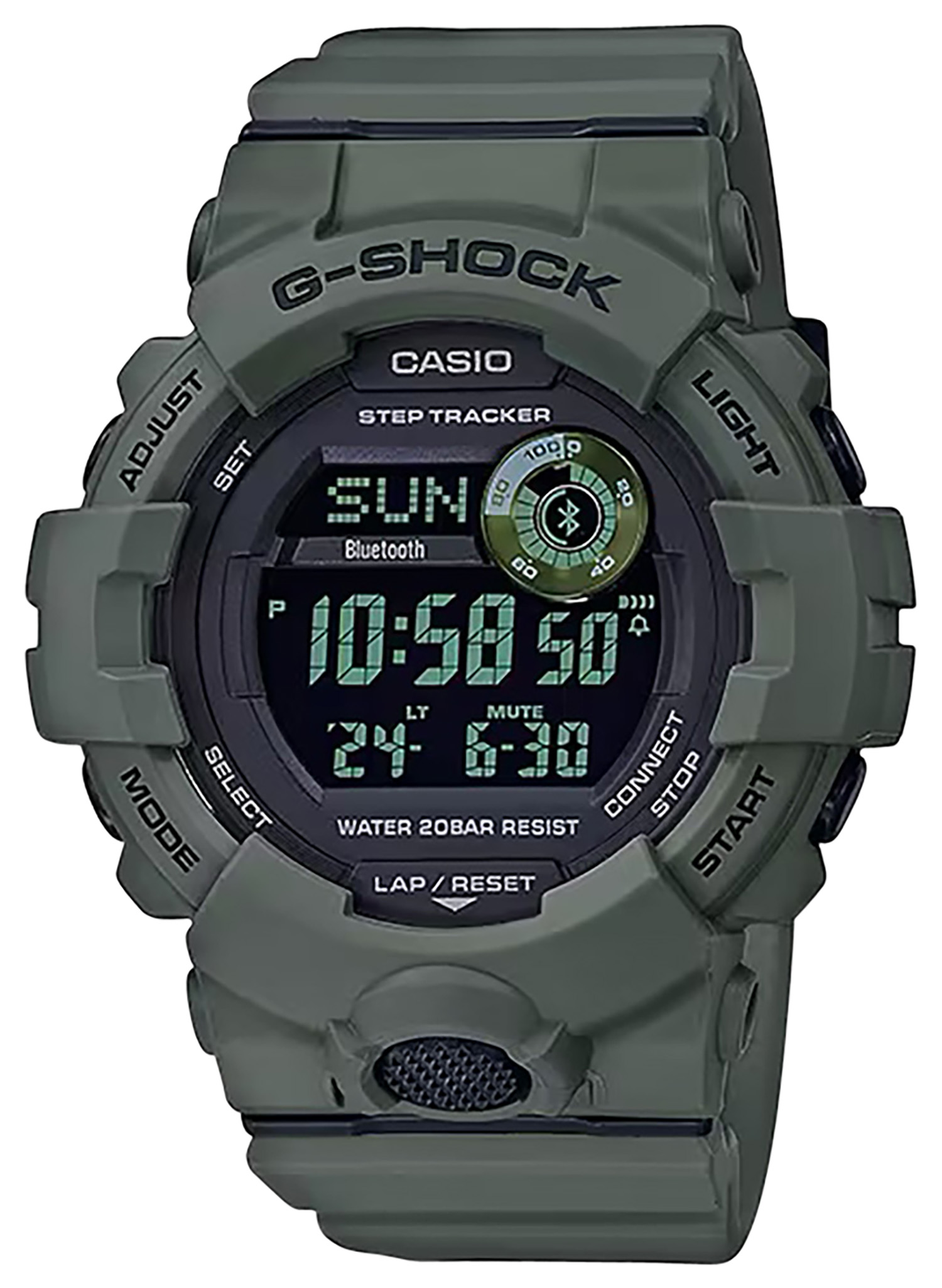 G-SHOCK Tactical Move Power Trainer Fitness Tracker - Green