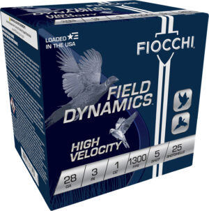 Fiocchi 283HV5 High Velocity 28 Gauge Shotgun Shells