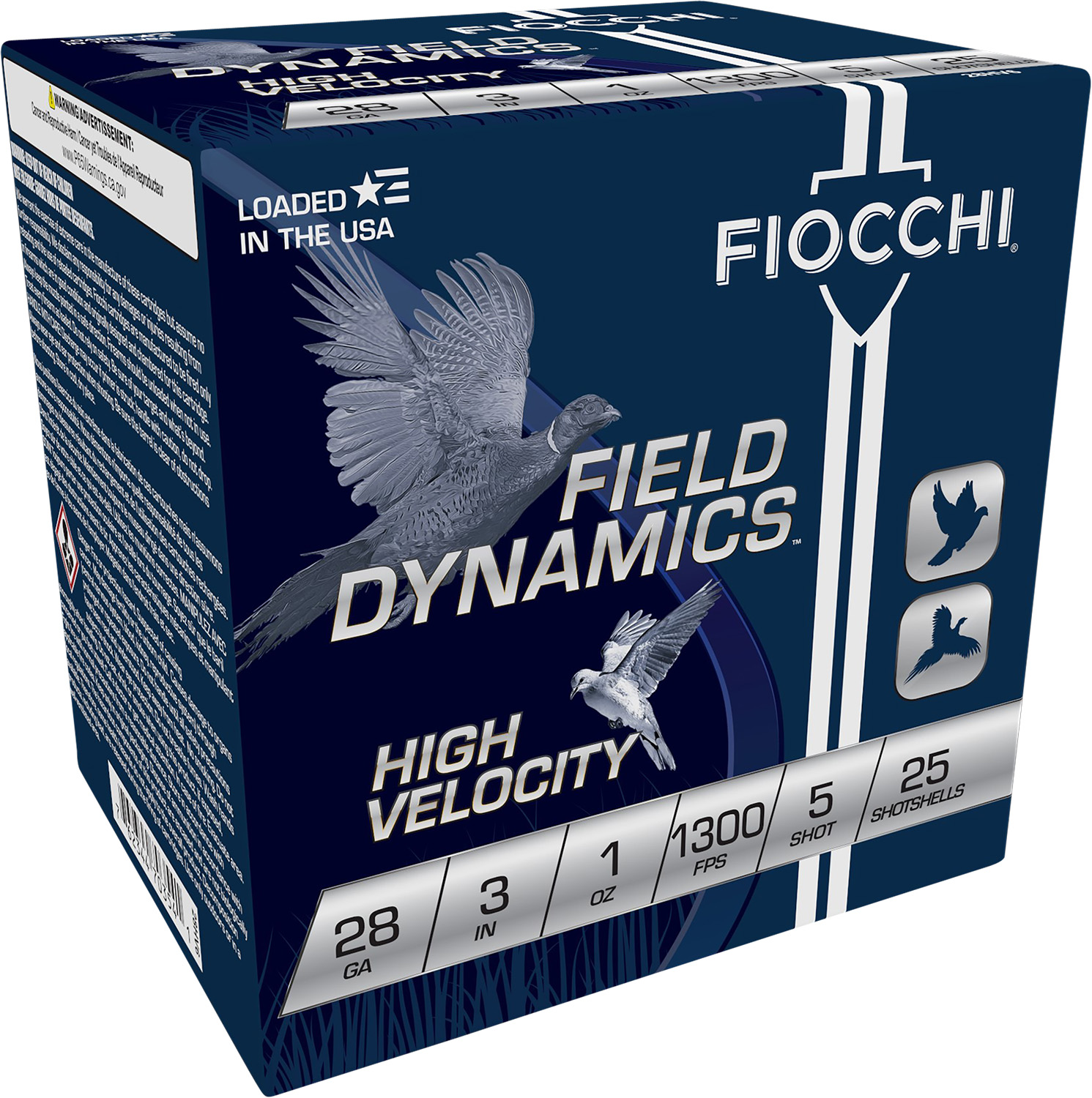 Fiocchi 283HV5 High Velocity 28 Gauge Shotgun Shells