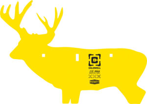 Caldwell AR500 Deer Target - Durable 3/8" Steel Target