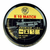 RWS 177 Caliber R10 Match Pellets - 8.2 Grains (500-Pack)