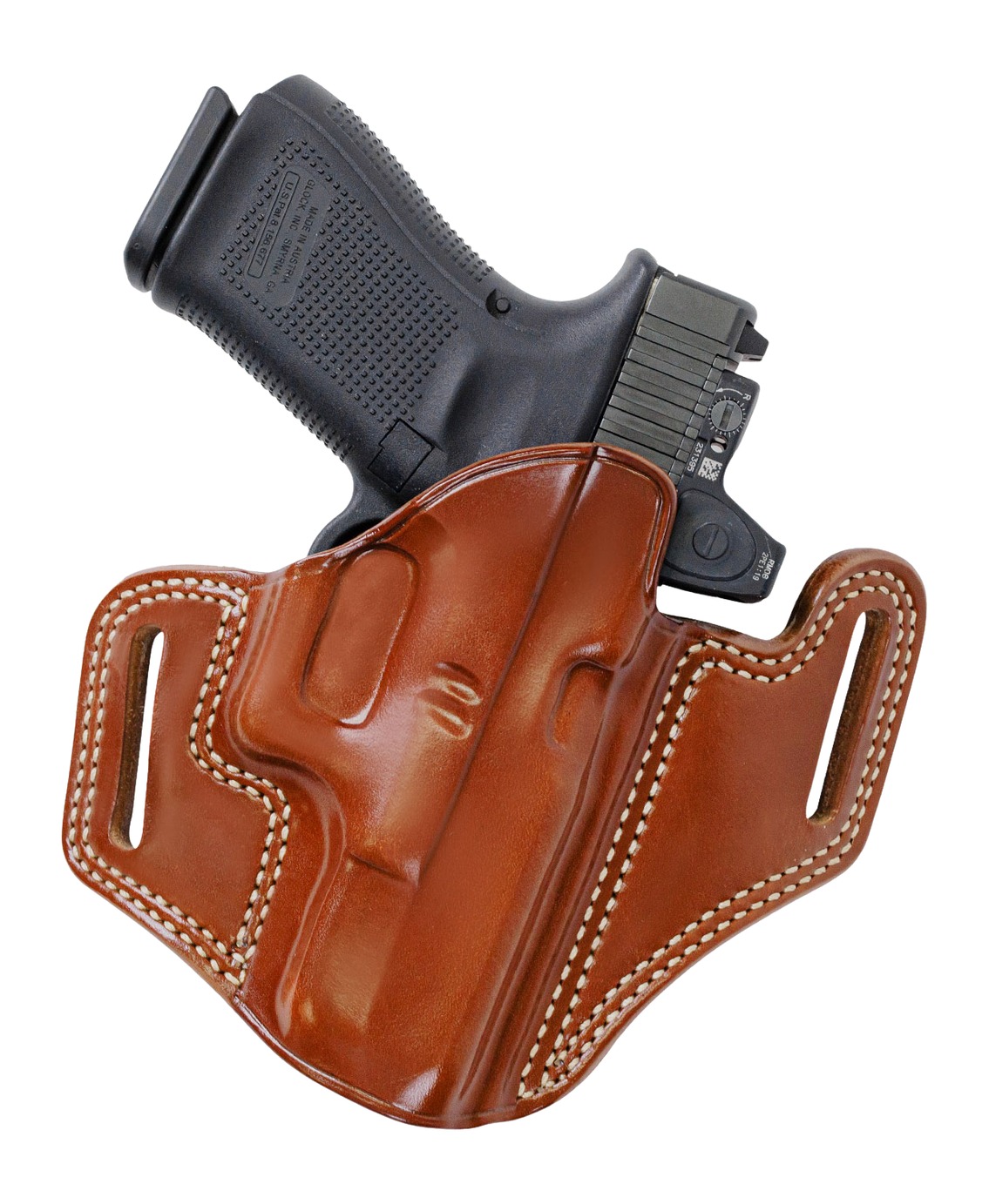 GALCO CM2-224R Holster for Glock 17 with Red Dot - Tan