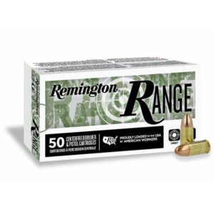 Remington 9mm Luger Handgun Ammo 124 gr FMJ - 50 Rounds