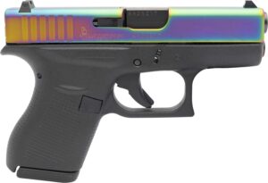 Glock 42 .380 Semi-Auto Handgun - Black Rainbow Finish