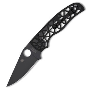 Spyderco Edgerati Plain Black Pocket Knife