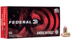 Federal American Eagle .380 ACP 95GR FMJ Ammunition