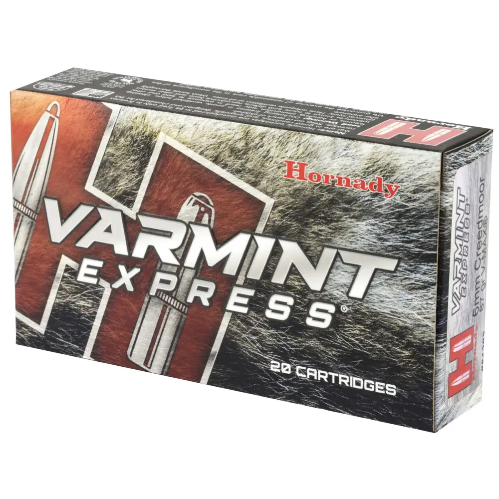Hornady Varmint Express 6mm Creedmoor 87gr VMAX Ammo - Image 2