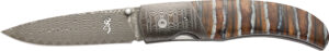 Browning BCU BRN Damascus Mammoth Tooth Fixed Blade Knife